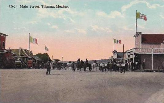 Mexico Tijuana Main Street / HipPostcard