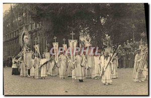 Old Postcard Brugge processive H van het Bloed