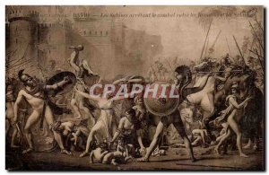 Paris - 1 -Musée Louvre - david The Sabines stops the battle between the Rom...