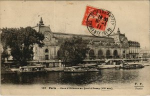 CPA PARIS 7e - 107. Gare d'Orléans au Quai d'Orsay (55291)