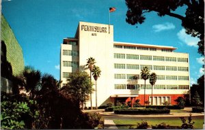 Peninsular Life Insurance Company Home Office Jacksonville FL Chrome Postcard 