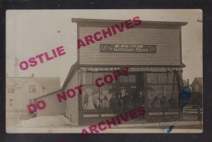 Shiocton WISCONSIN RPPC 1912 GENERAL STORE R.J. Woldt nr New London Green Bay KB