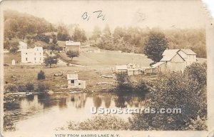 Birds Eye View - Harris, New York NY Postcard