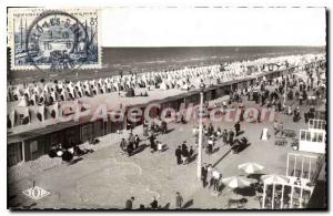 Old Postcard Malo Les Bains Perspective On The Beach