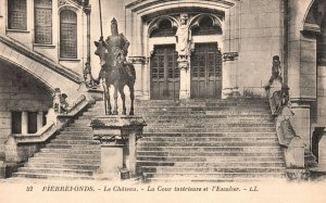 Paris France, Interieure Chateau De Pierrefonds Castle, Vintage Postcard