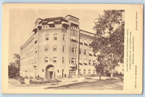 1941 Culmstock Arms Apartment Hotel & Restaurant Spokane Washington WA Postcard