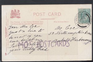 Family History Postcard - Coe - 50 Northampton Road, Market Harborough RF1713