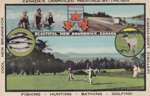 FREDERICTON, New Brunswick, Canada, 00-10s; Fishing, Hunting, Bathing, Golfing