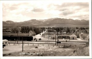 RPPC View Overlooking Winnemucca NV Real Photo c1952 Vintage Postcard H52