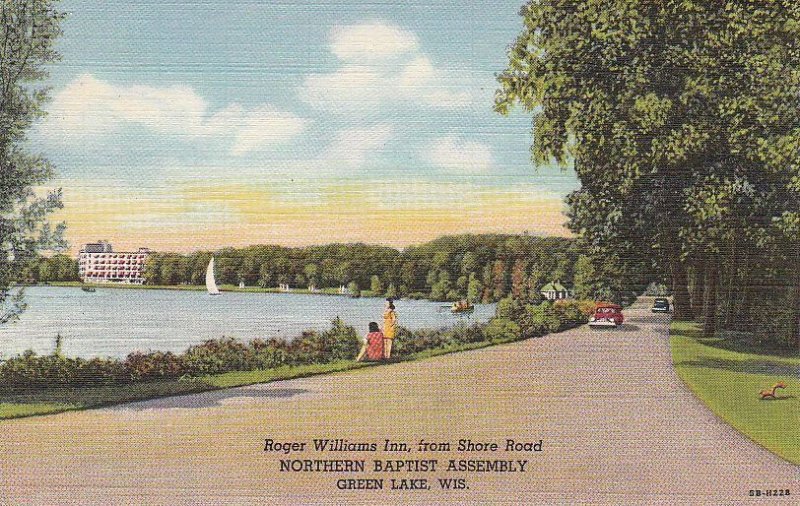 Postcard Roger Williams Inn Baptist Assembly WI