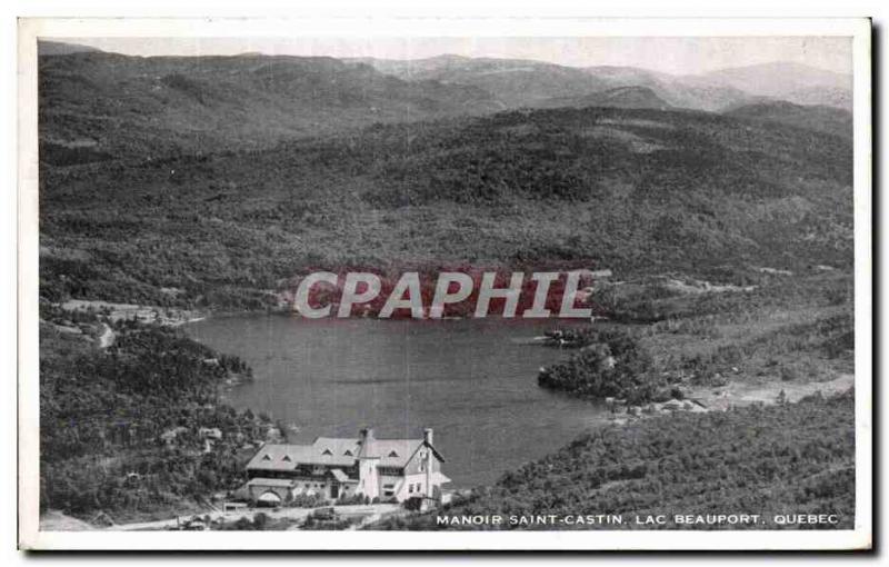 Postcard Old Manoir Saint-Castin Lac Beauport Quebec