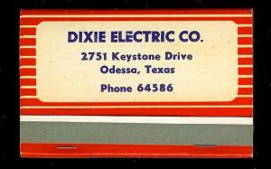 WESTINGHOUSE/DIXIE ELECTRIC Full Unstruck Matchbook