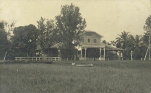 indonesia, BORNEO PONTIANAK, Kalimantan, Unknown House (1910s) RPPC Postcard