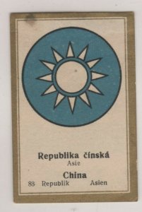 Rueger Chocolates Vignette Trade Cards National Coats of Arms- China #83