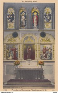 WASHINGTON D.C. 1930-40s; St. Anthony Altar, Franciscan Monastery