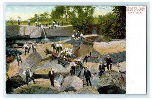 Bailey's Fall Near Starved Rock Illinois c1910 Vintage Antique Postcard