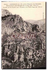 Old Postcard Gourdon and the Way of the Paradise Excursion to the throats of ...