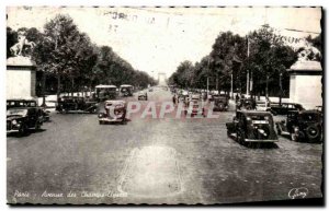 Old Postcard Paris Champs Elysees