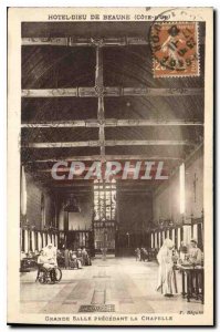 Postcard Old Hotel Dieu in Beaune Cote d'Or Great Hall Chapel Precednt