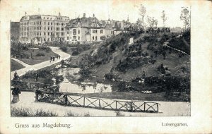 Germany Gruss aus Magdeburg Luisengarten 06.56