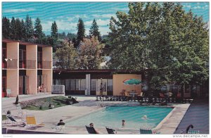 Swimming Pool,  Salmon Arm Motor Hotel,  Salmon Arm,  B.C.,  Canada,  40-60s