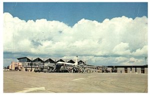 Belfast Airport opened by Queen Elizabeth in 1963 Airport Postcard Posted 1965