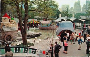 The New Children's Zoo Central Park New York City Chrome Postcard C097