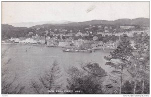 Aerial View, Oban From Pulpit Hill, Scotland, UK, 1900-1910s