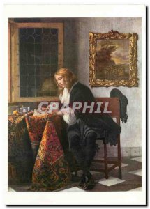 Postcard Modern Gabriel Metsu 1630 1667 The Letter Writer