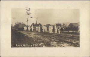 Avis PA July 5th 1915 Parade Real Photo Postcard jrf