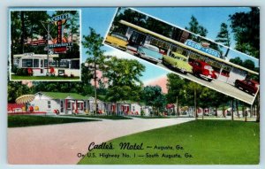 SOUTH AUGUSTA, Georgia GA ~ Roadside CADLE'S MOTEL c1950s  Postcard