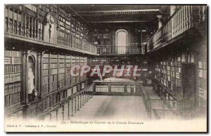 Old Postcard Chartreuse Library of the great Convent