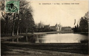 CPA Chantilly- Le Parc , Le Chateau FRANCE (1008752)