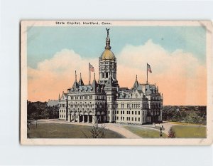 Postcard State Capitol, Hartford, Connecticut