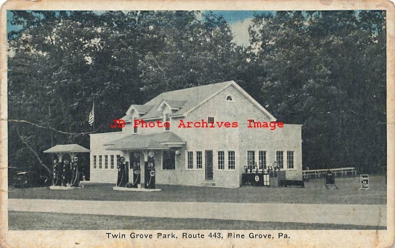 PA, Pine Grove, Pennsylvania, Twin Grove Park, Gas Station & Store, Harpel Pub United States