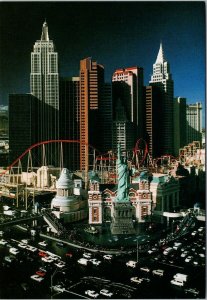 New York New York Hotel Las Vegas NV Nevada Unused Continental Postcard C9