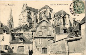 CPA Auxerre - L'Eglise Saint-Germain FRANCE (960538)