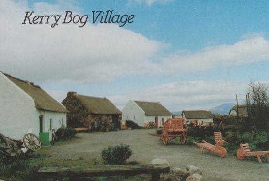 Kerry Bog Village Irish Farming Postcard