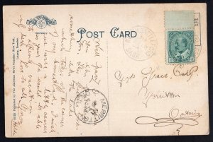 New York ADIRONDACK MOUNTAINS Chateaugay Lake - pm1909 - Divided Back