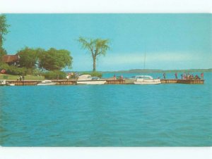 Pre-1980 BOAT SCENE Finger Lakes - Seneca Falls New York NY AF4138