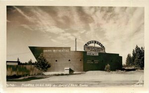 Postcard RPPC 1950s Idaho Coeur D'Alene Showboat Drive in Movie heater ID24-1658