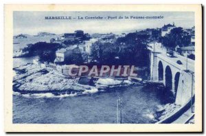 Old Postcard Marseille Corniche The Bridge Of Counterfeit Money