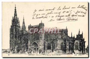 Old Postcard Lepine Marne The Notre Dame