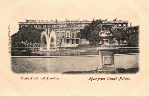 England Hampton Court Palace South Front and Fountain