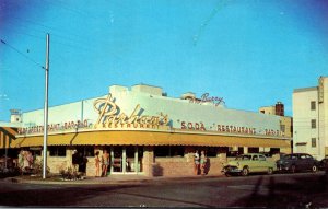 Florida Miami Beach Parham's Restaurant 1952