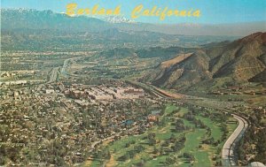 California Burbank 1960s Airview Columbia Wholesale Postcard 22-7432