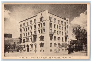 c1940's Y.W.C.A. Building Colorado Springs Colorado CO Vintage Postcard
