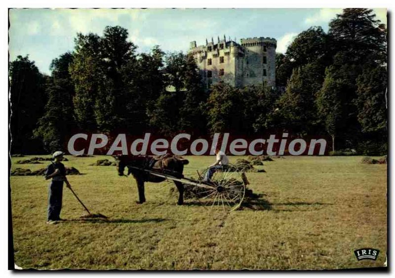 Postcard Modern Chateaux De La Dordogne La Chapelle-Faucher Perigueux