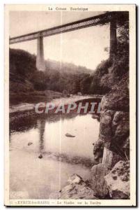 Old Postcard Evaux Les Bains THE Viaduct Tardes Creuse Tourist