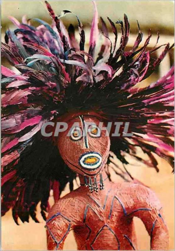  Moderne Postkarte Cameroun-Masken von BamÃƒÂ®leke-Tanz